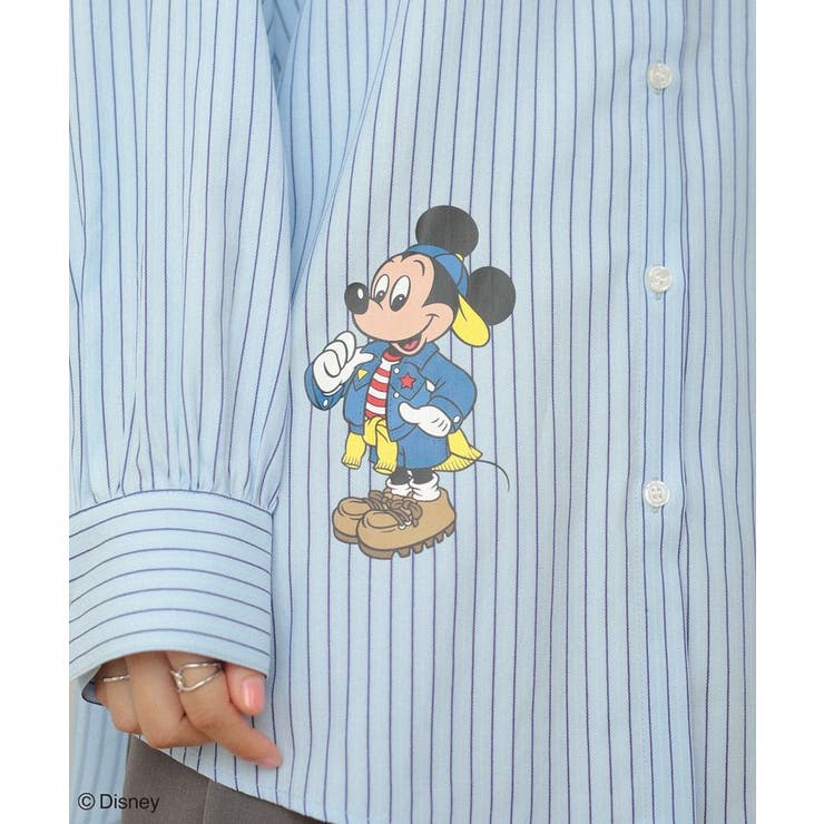 ミッキー＆フレンズ/オーバーサイズシャツ | Green Parks  | 詳細画像11 