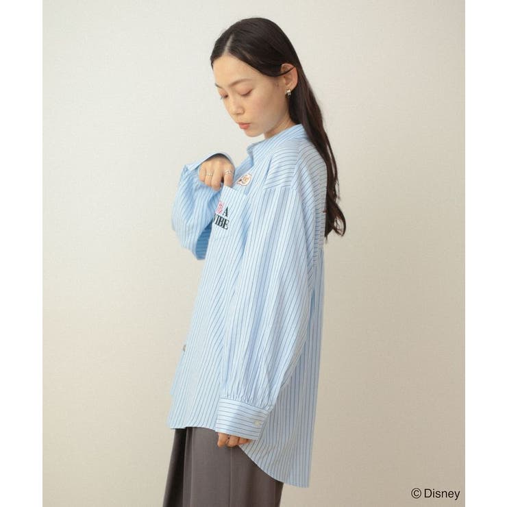 ミッキー＆フレンズ/オーバーサイズシャツ | Green Parks  | 詳細画像7 