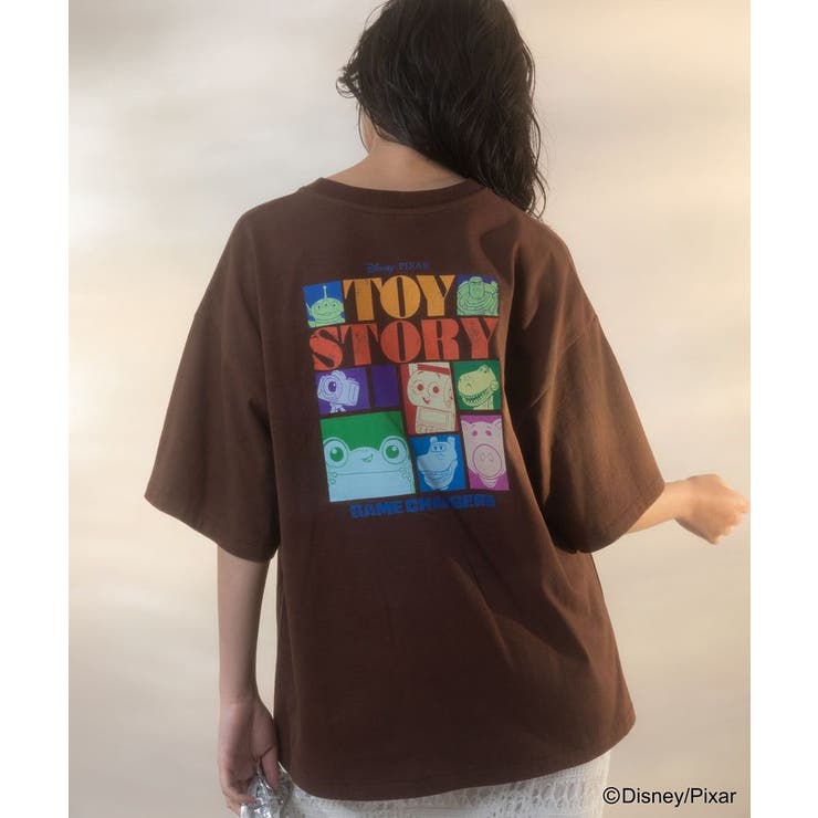 ブラウン | トイストーリー/バックプリントTシャツ | Green Parks 