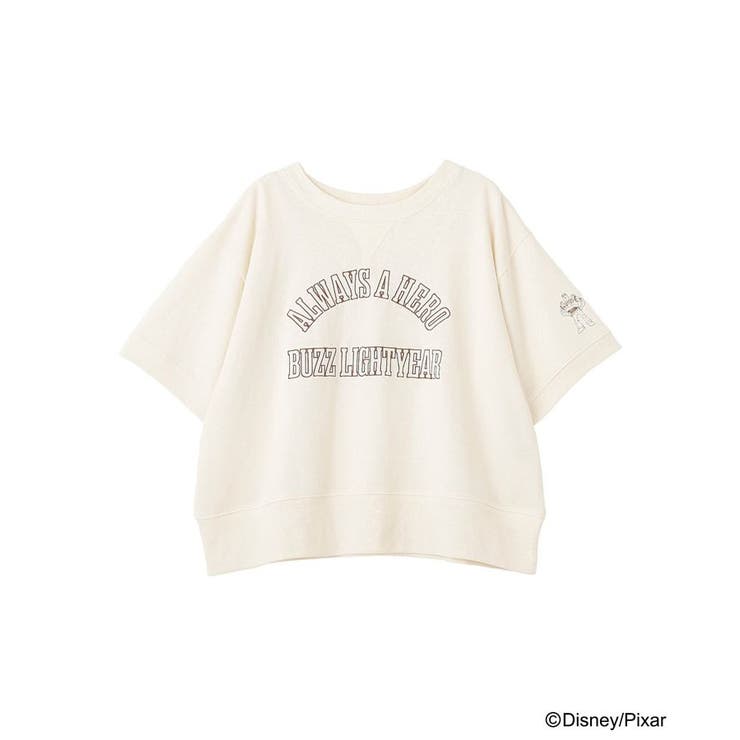 エクリュ | トイストーリー/スウェット風ロゴTシャツ | Green Parks 