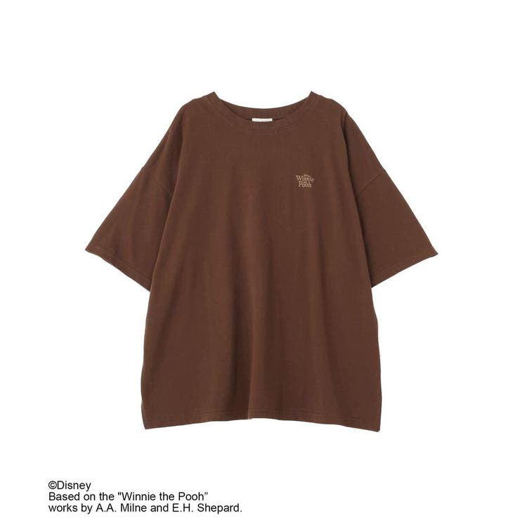 ブラウン | Winnie the Pooh/バックプリントTシャツ | Green Parks 