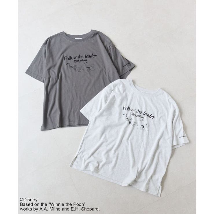 Winnie the Pooh/フロッキーロゴTシャツ | Green Parks  | 詳細画像1 