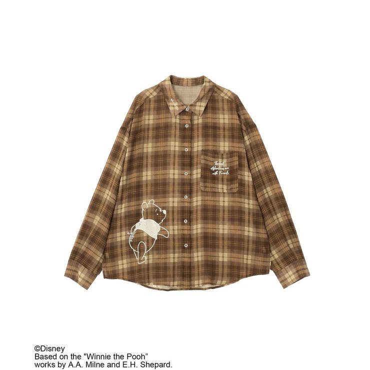 Winnie the Pooh/シアーチェックシャツ | Green Parks  | 詳細画像27 