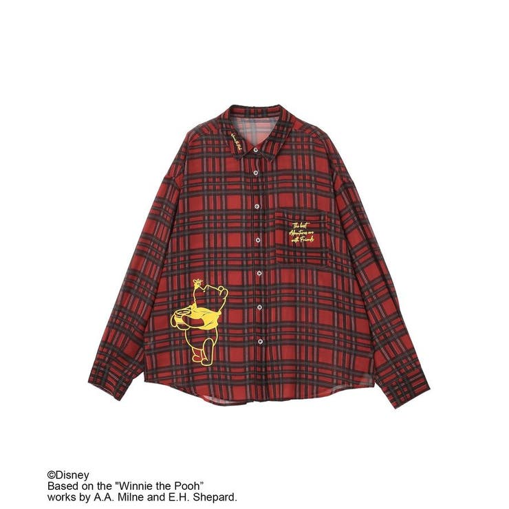 Winnie the Pooh/シアーチェックシャツ | Green Parks  | 詳細画像26 