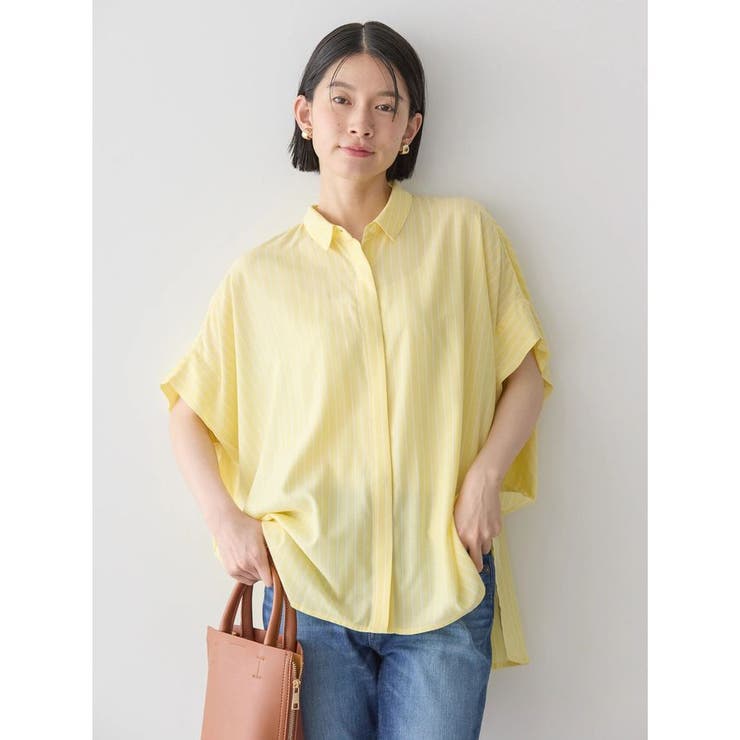 サラックールフレンチスリーブシャツ[品番：EHEW0044320]｜AMERICAN