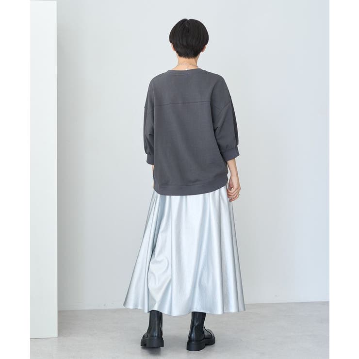 シルバーフレアスカート[品番：EHEW0043777]｜AMERICAN HOLIC