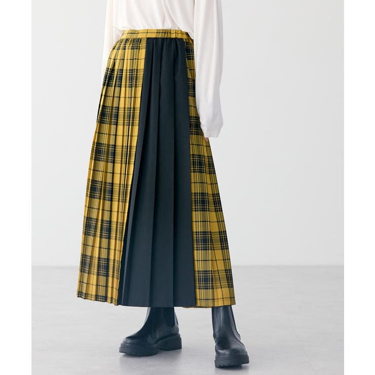 アソートチェックプリーツスカート[品番：EHEW0045962]｜AMERICAN