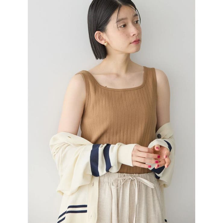針抜きメッシュタンクトップ[品番：EHEW0044750]｜AMERICAN HOLIC 