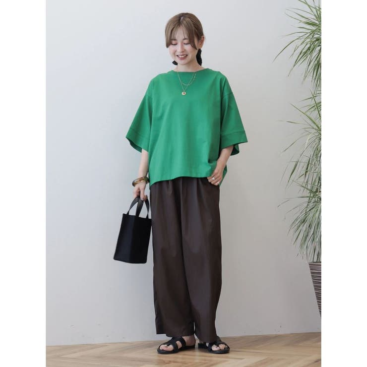 接触冷感SZ5分袖カットプルオーバー | AMERICAN HOLIC | 詳細画像7