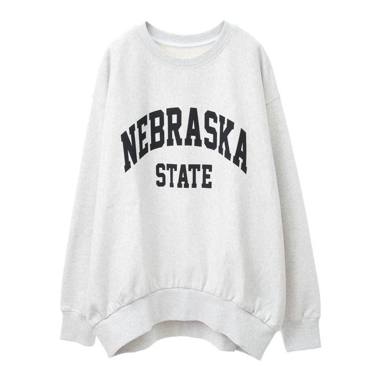 NEBRASKAロゴプリントスウェット2[品番：EHEW0045957]｜AMERICAN HOLIC 
