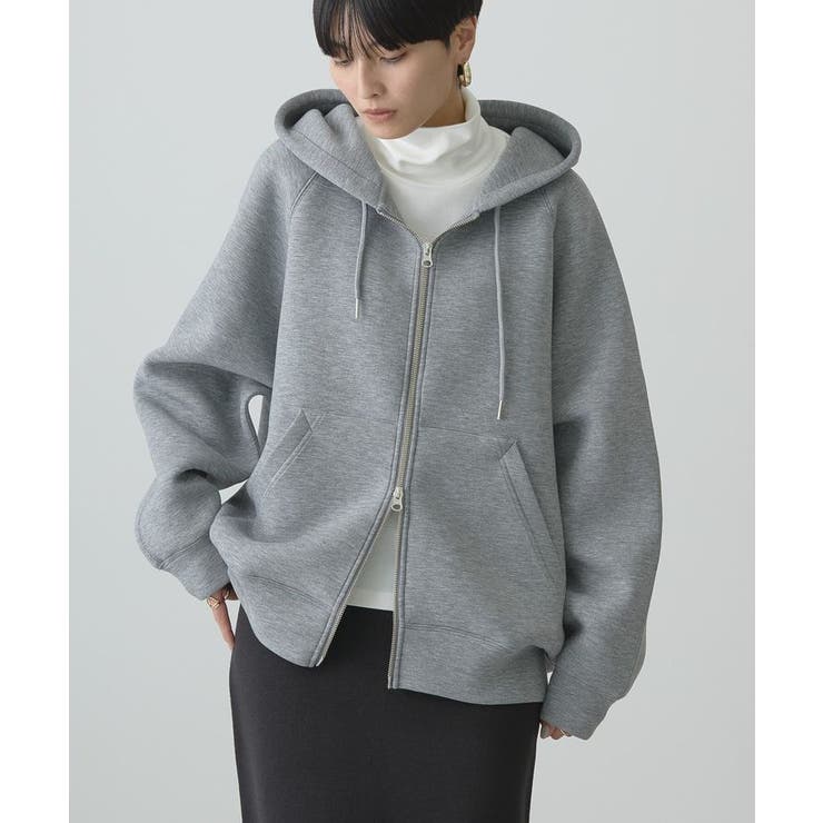 6430【美品】ブリーフィング　プルオーバーパーカー　ボンディング生地　24年製 ダンボールポンチZIPパーカー[品番：EHEW0046424]｜AMERICAN HOLIC