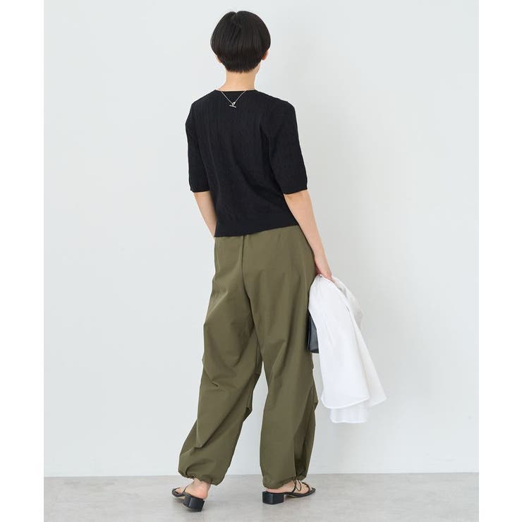 ケーブル5分袖ニットプルオーバー | AMERICAN HOLIC | 詳細画像30 