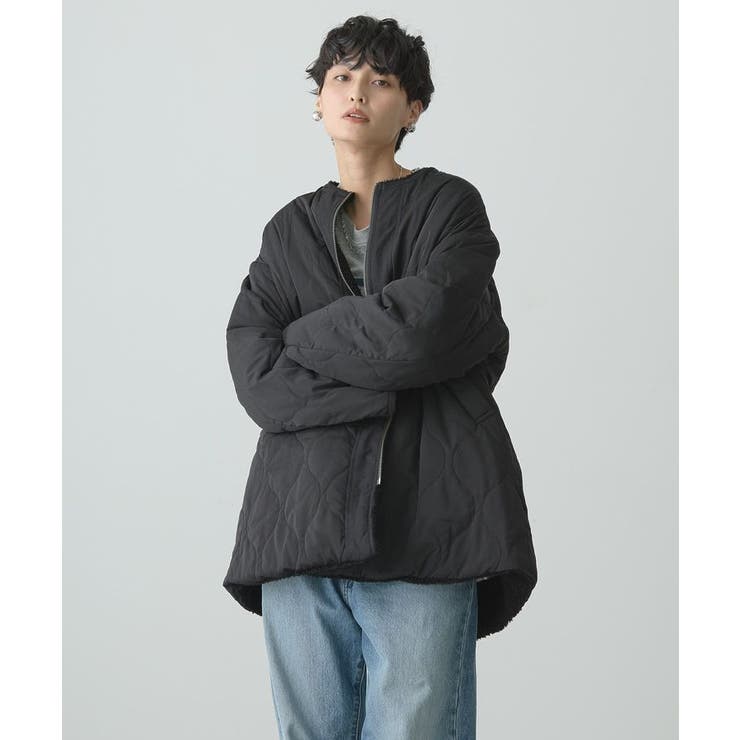 軽ポカ2WAYリバーシブルキルトアウター[品番：EHEW0046620]｜AMERICAN  