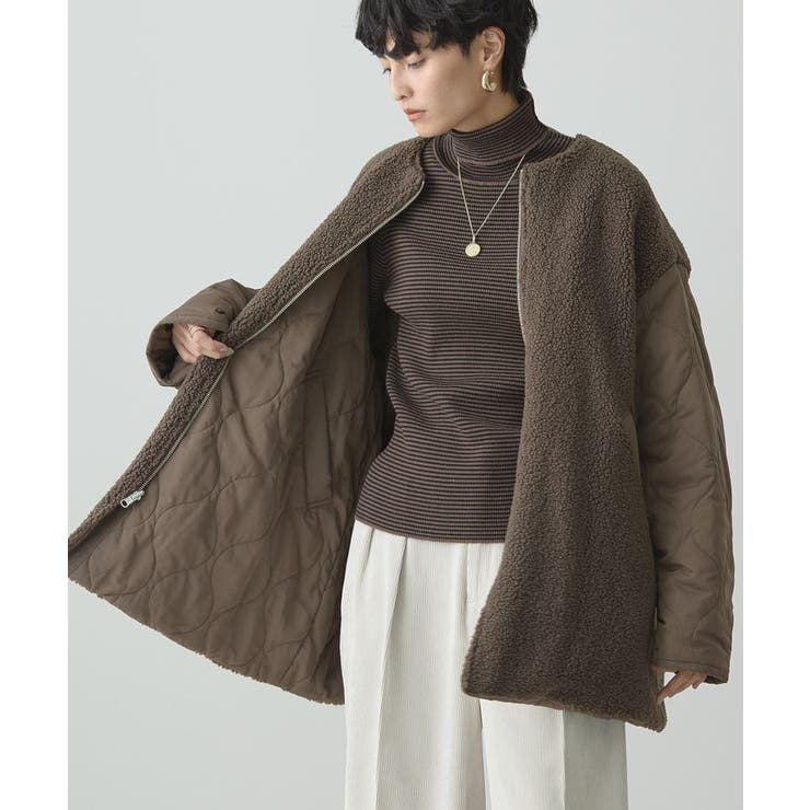 軽ポカ2WAYリバーシブルキルトアウター[品番：EHEW0046620