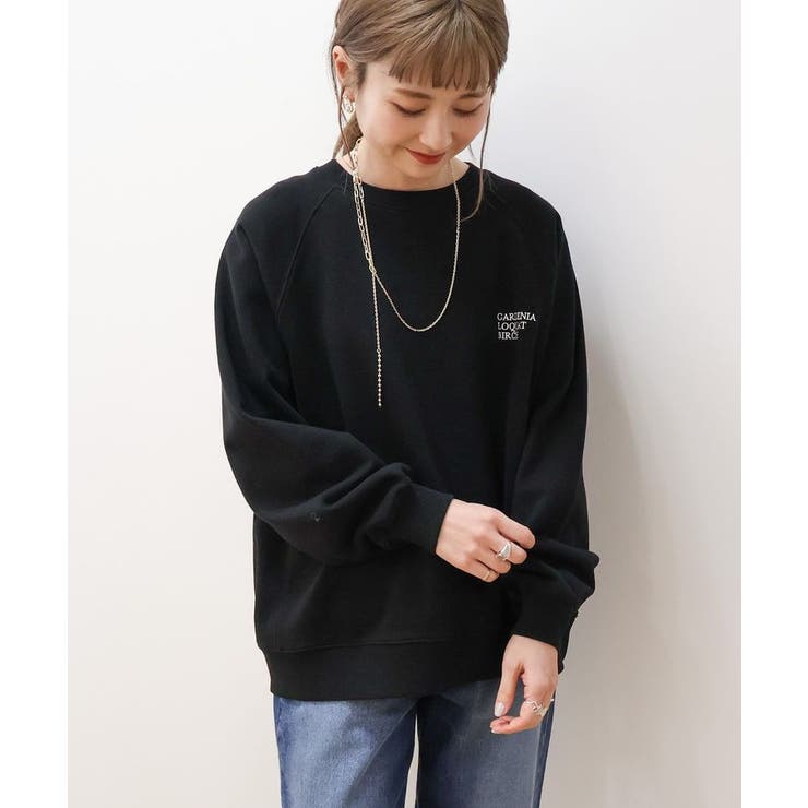 開店記念セール！ 刺繍ロゴラグランスウェット[品番：EHEW0045509]｜AMERICAN トップス