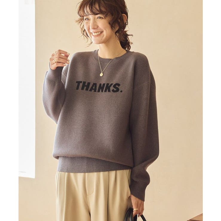 バイパチTHANKS.ジャガードニットプルオーバー[品番