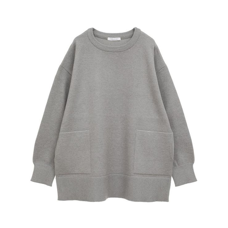 Amerivintage ロングニット サイドポケットロングニットプルオーバー[品番：EHEW0047113