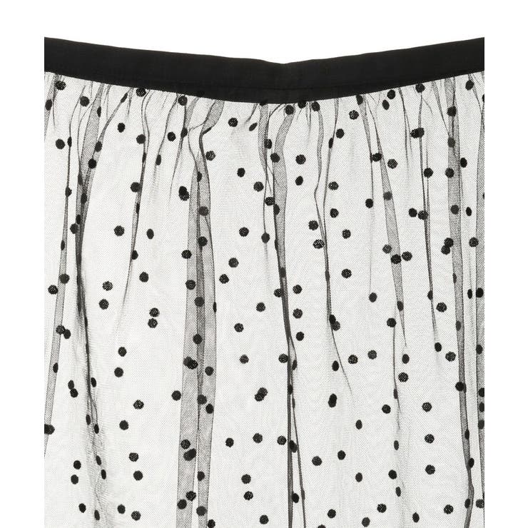 ドットフロッキーレイヤードチュールスカート | AMERICAN HOLIC | 詳細画像10 