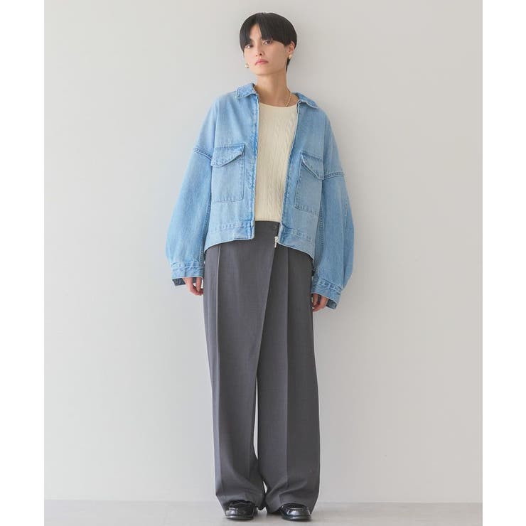 イージーケアラップ風パンツ[品番：EHEW0047333]｜AMERICAN