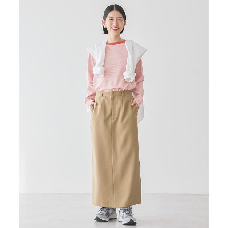 イージーケアスリットタイトスカート[品番：EHEW0047392]｜AMERICAN