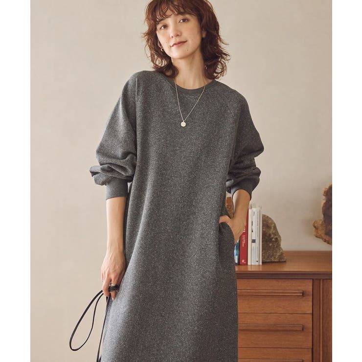 ラメスウェットワンピース[品番：EHEW0046409]｜AMERICAN HOLIC