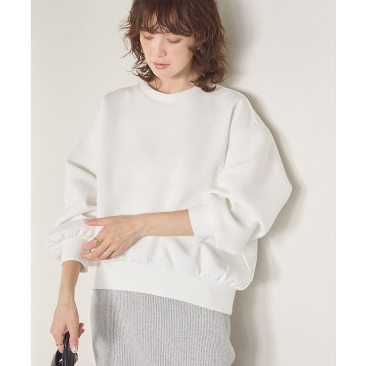 タックスリーブポンチプルオーバー｜TUCK SLEEVE PUNCH PULLOVER