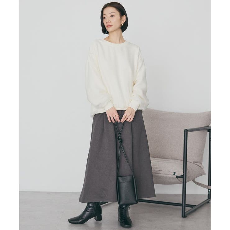 【選べる丈】ギャザーウールライクスカーチョ | AMERICAN HOLIC | 詳細画像15 