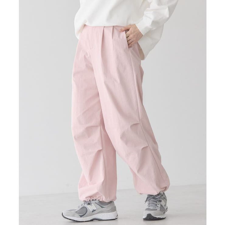【完売カラー】ayakawasaki パラシュートパンツ cream パラシュートパンツ[品番：EHEW0047151]｜AMERICAN HOLIC