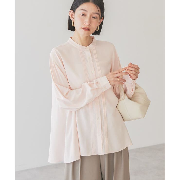 サラックールタックブラウス[品番：EHEW0047332]｜AMERICAN HOLIC