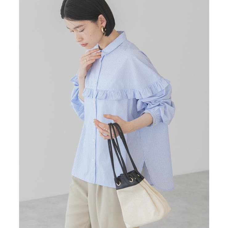 イージーケアフリルシャツ | AMERICAN HOLIC | 詳細画像2 