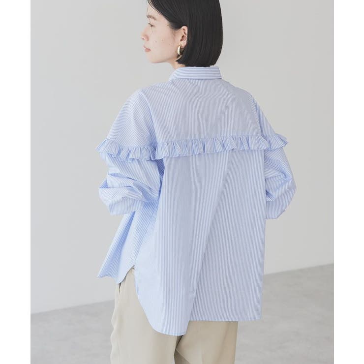 イージーケアフリルシャツ | AMERICAN HOLIC | 詳細画像5 