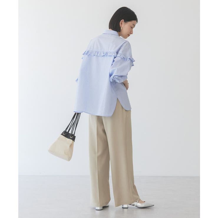 イージーケアフリルシャツ | AMERICAN HOLIC | 詳細画像7 