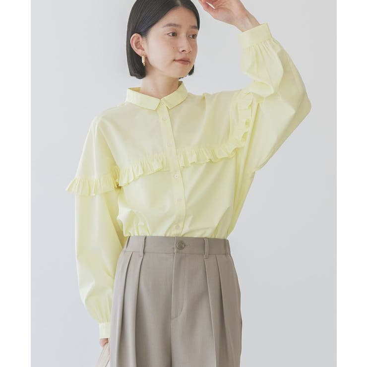 イージーケアフリルシャツ | AMERICAN HOLIC | 詳細画像8 