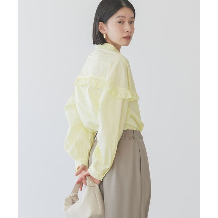 イージーケアフリルシャツ | AMERICAN HOLIC | 詳細画像9 