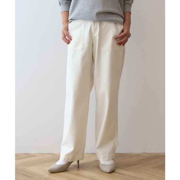 綿スラブベイカーパンツ[品番：EHEW0047289]｜AMERICAN  HOLIC（アメリカンホリック）のレディースファッション通販｜SHOPLIST（ショップリスト）