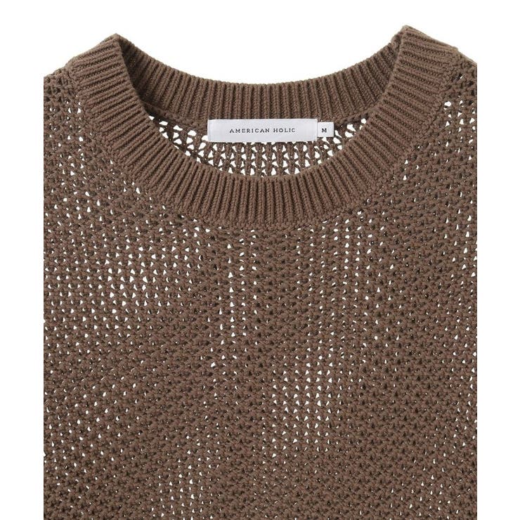 透かし編みニットプルオーバー | AMERICAN HOLIC | 詳細画像18 
