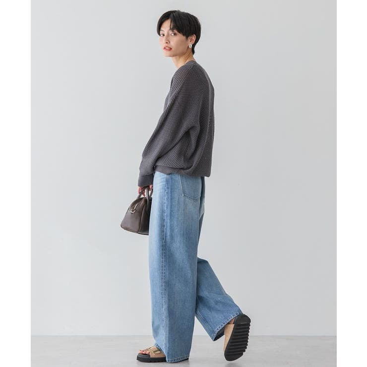 透かし編みニットプルオーバー | AMERICAN HOLIC | 詳細画像5 