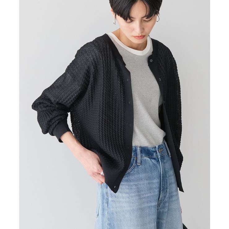 柄編みニットカーディガン | AMERICAN HOLIC | 詳細画像27 