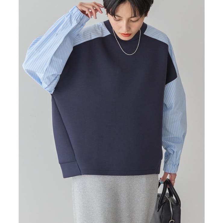 異素材コクーンポンチプルオーバー | AMERICAN HOLIC | 詳細画像2 