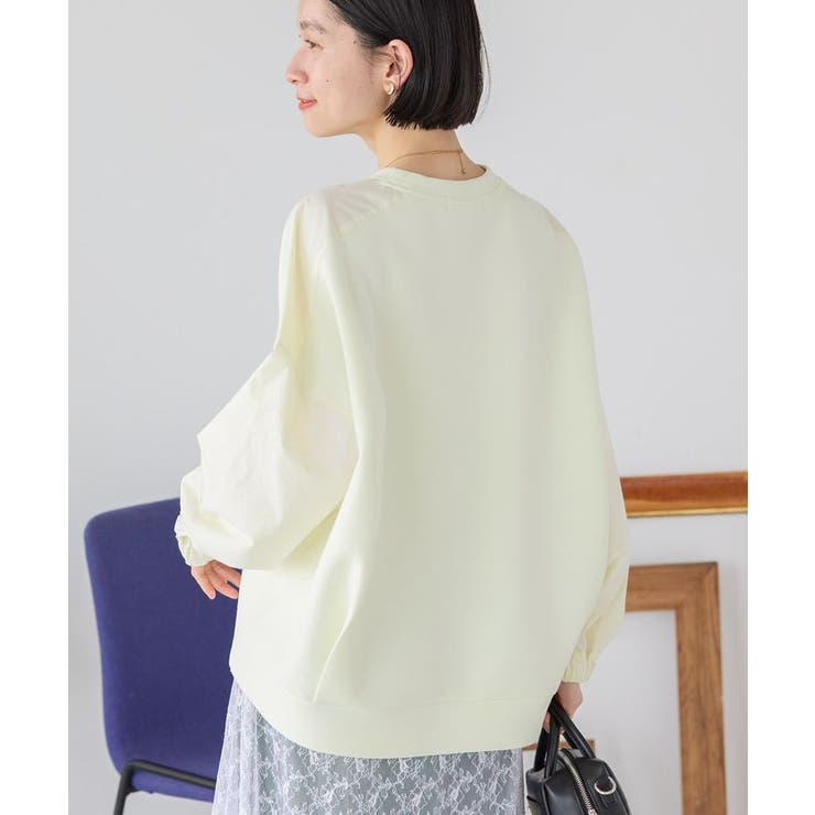 異素材コクーンポンチプルオーバー[品番:EHEW0048336 異素材コクーンポンチプルオーバー[品番:EHEW0048336