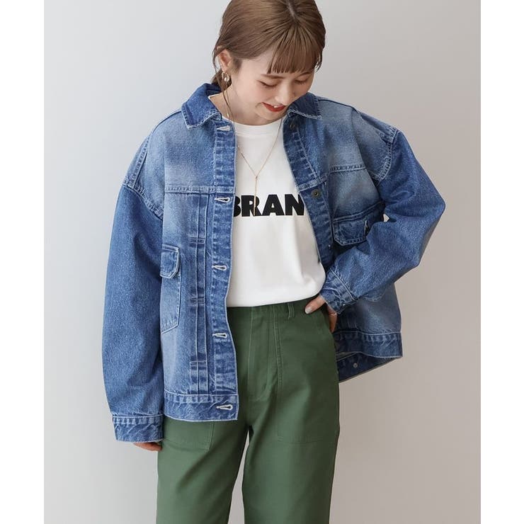 デニムオーバージャケット[品番：EHEW0047598]｜AMERICAN  HOLIC（アメリカンホリック）のレディースファッション通販｜SHOPLIST（ショップリスト）
