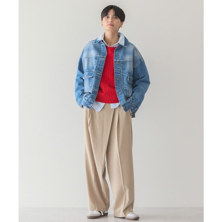 大学生 割引 デニムオーバージャケット[品番：EHEW0047598]｜AMERICAN HOLIC ジャケット・アウター