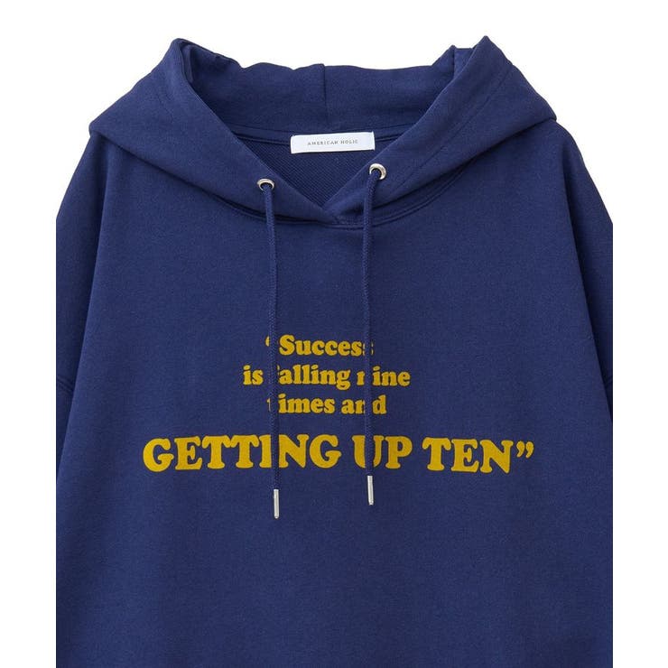 フロッキーロゴプリント裏毛パーカー | AMERICAN HOLIC | 詳細画像27 