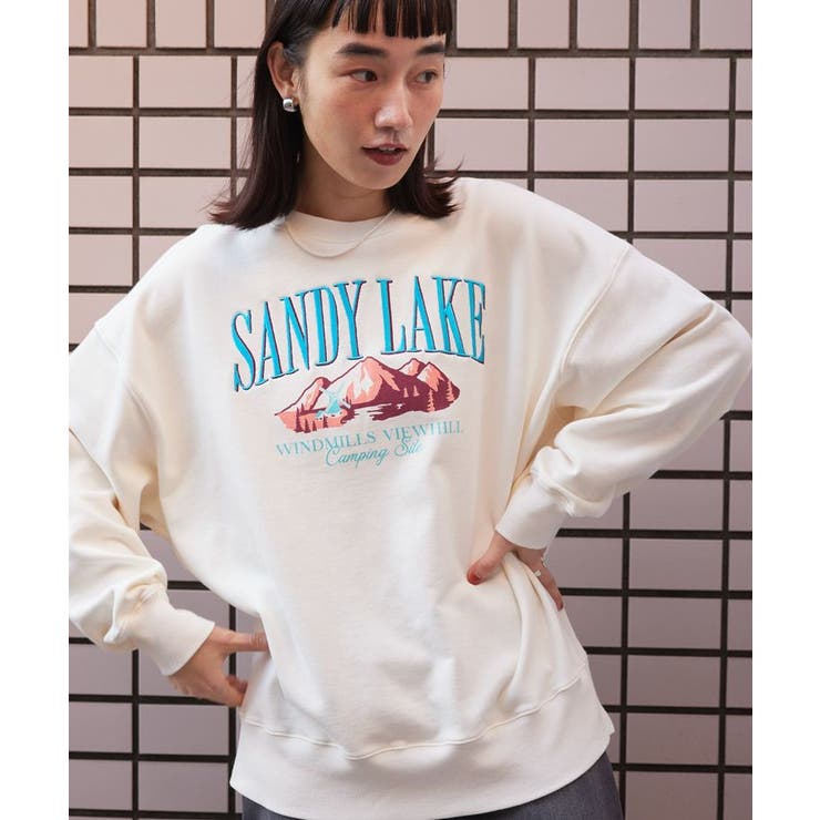 【まとめ買い】 刺繍裏毛プルオーバー[品番：EHEW0047515]｜AMERICAN HOLIC トップス