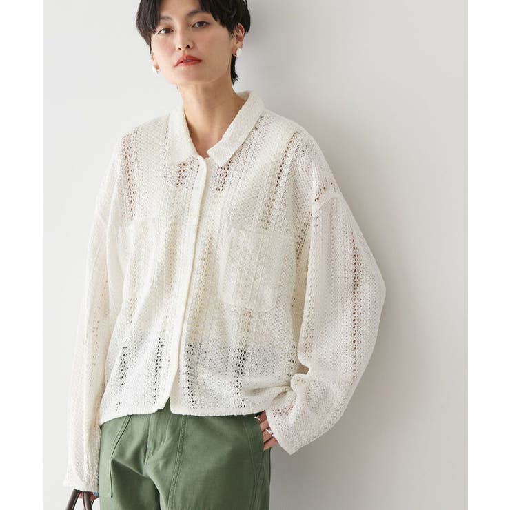 美品　Americana ポンチョシャツアウター trim_ofcrs_itemd7cf393c221611e