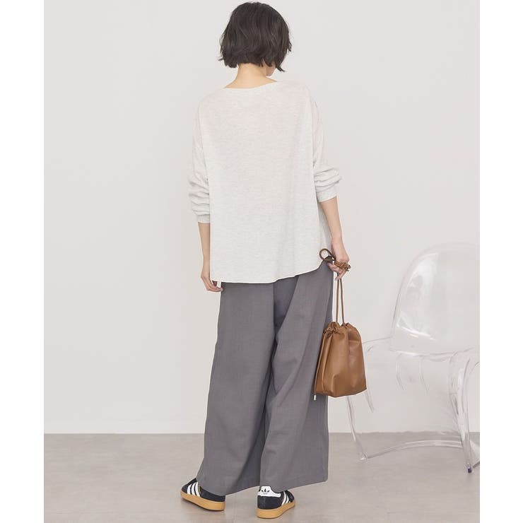 【選べる丈】ヘンリーネックワッフルメロープルオーバー | AMERICAN HOLIC | 詳細画像9 