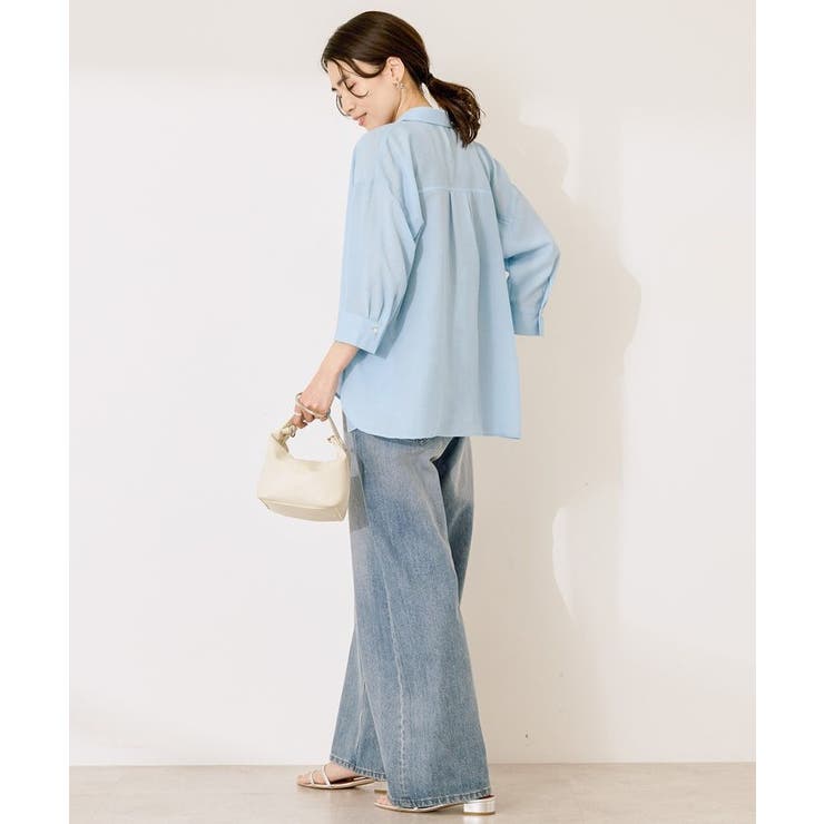 シアーボイルレギュラー7分袖シャツ｜ファッション通販のSTRIPE CLUB