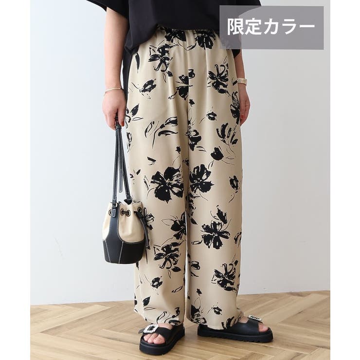 アソートギャザー柄パンツ【WEB限定カラー・サイズ有り】[品番