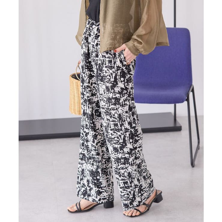 アソートギャザー柄パンツ【WEB限定カラー・サイズ有り】[品番