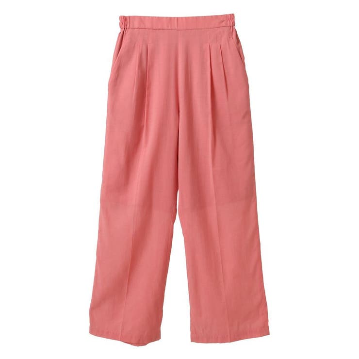 アメリ　AMERI ベルト付きピンク　センタープレス　パンツ Ameri（アメリ）の「DROP PEARL SUSPENDER PANTS（その他パンツ